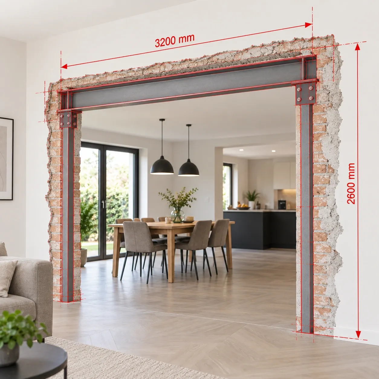 Constructieberekening muurdoorbraak (-, Standaardlevering ca. 4 weken)